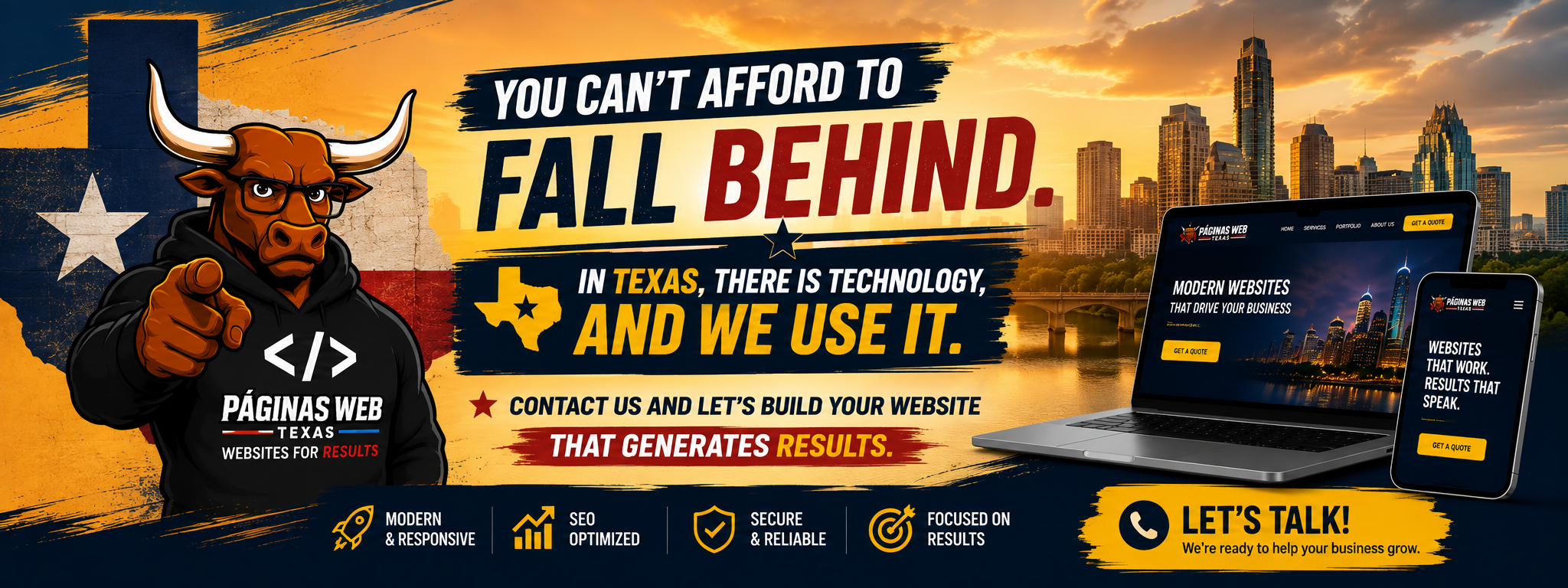 Páginas Web en Texas